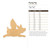 Flying Pig Wood Cutout - Unfinished Baltic Birch Craft Shape