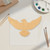 Flying Raven Wood Cutout - Unfinished Baltic Birch Craft Shape