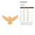 Flying Raven Wood Cutout for Crafts, Unfinished Baltic Birch Craft Shape
