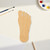 Foot Wood Cutout - Unfinished Baltic Birch Craft Shape