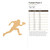 Football Player 2 Wood Cutout for Crafts, Unfinished Baltic Birch Craft Shape