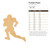 Football Player Wood Cutout - Unfinished Baltic Birch Craft Shape