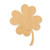 Four Leaf Clover Wood Cutout - Unfinished Baltic Birch Craft Shape