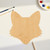 Fox Head Wood Cutout for Crafts, Unfinished Baltic Birch Craft Shape