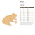 Frog 2 Wood Cutout - Unfinished Baltic Birch Craft Shape