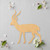 Gazelle Wood Cutout - Unfinished Baltic Birch Craft Shape