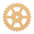 Gear 1 Wood Cutout - Unfinished Baltic Birch Craft Shape