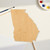 Georgia Wood Cutout - Unfinished Baltic Birch Craft Shape