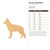 German Shepherd Wood Cutout for Crafts, Unfinished Baltic Birch Craft Shape