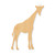 Giraffe 1 Wood Cutout - Unfinished Baltic Birch Craft Shape