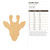Giraffe Head Wood Cutout for Crafts, Unfinished Baltic Birch Craft Shape