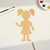 Girl Wood Cutout Craft Blank, Unfinished Baltic Birch DIY Shape for Crafts and Decor