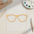 Glasses Wood Cutout - Unfinished Baltic Birch Craft Shape