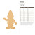 Gnome Wood Cutout for Crafts, Unfinished Baltic Birch Craft Shape