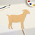 Goat 2 Wood Cutout - Unfinished Baltic Birch Craft Shape