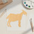 Goat 2 Wood Cutout for Crafts, Unfinished Baltic Birch Craft Shape