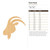 Goat Head Wood Cutout for Crafts, Unfinished Baltic Birch Craft Shape