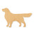 Golden Retriever Wood Cutout - Unfinished Baltic Birch Craft Shape