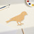 Goldfinch Wood Cutout - Unfinished Baltic Birch Craft Shape