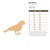 Goldfinch Wood Cutout - Unfinished Baltic Birch Craft Shape