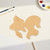 Goldfish Wood Cutout - Unfinished Baltic Birch Craft Shape