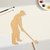 Golfer Wood Cutout - Unfinished Baltic Birch Craft Shape