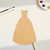 Gown Wood Cutout - Unfinished Baltic Birch Craft Shape