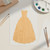 Gown Wood Cutout for Crafts, Unfinished Baltic Birch Craft Shape