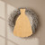 Gown Wood Cutout for Crafts, Unfinished Baltic Birch Craft Shape