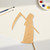 Grim Reaper 2 Wood Cutout - Unfinished Baltic Birch Craft Shape