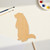 Groundhog Wood Cutout - Unfinished Baltic Birch Craft Shape