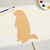 Groundhog Wood Cutout for Crafts, Unfinished Baltic Birch Craft Shape