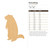 Groundhog Wood Cutout for Crafts, Unfinished Baltic Birch Craft Shape