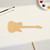 Guitar 3 Wood Cutout - Unfinished Baltic Birch Craft Shape