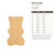 Gummy Bear Wood Cutout for Crafts, Unfinished Baltic Birch Craft Shape