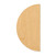 Half Circle Wood Cutout - Unfinished Baltic Birch Craft Shape