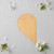 Half Heart Wood Cutout - Unfinished Baltic Birch Craft Shape