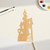 Halloween House 2 Wood Cutout Craft Blank, Unfinished Baltic Birch DIY Shape for Crafts and Decor