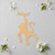 Hanging Monkey Wood Cutout - Unfinished Baltic Birch Craft Shape