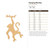 Hanging Monkey Wood Cutout - Unfinished Baltic Birch Craft Shape