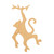 Hanging Monkey Wood Cutout for Crafts, Unfinished Baltic Birch Craft Shape