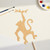 Hanging Monkey Wood Cutout for Crafts, Unfinished Baltic Birch Craft Shape