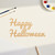 Happy Halloween Wood Cutout Craft Blank, Unfinished Baltic Birch DIY Shape for Crafts and Decor