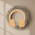 Headphones Wood Cutout - Unfinished Baltic Birch Craft Shape