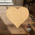 Heart 1 Wood Cutout Craft Blank, Unfinished Baltic Birch DIY Shape for Crafts and Decor