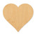 Heart 1 Wood Cutout - Unfinished Baltic Birch Craft Shape