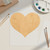 Heart 3 Wood Cutout Craft Blank, Unfinished Baltic Birch DIY Shape for Crafts and Decor