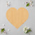 Heart 3 Wood Cutout for Crafts, Unfinished Baltic Birch Craft Shape