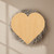 Heart 3 Wood Cutout for Crafts, Unfinished Baltic Birch Craft Shape