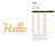 Hello 2 Wood Cutout Craft Blank, Unfinished Baltic Birch DIY Shape for Crafts and Decor